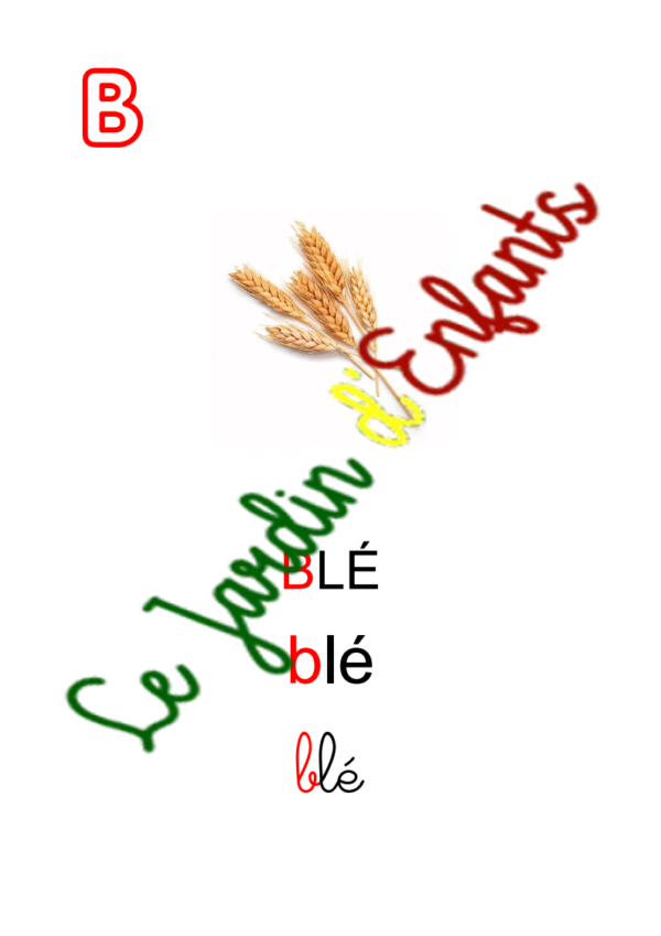 "Français" Initiale Rouge – Image 2