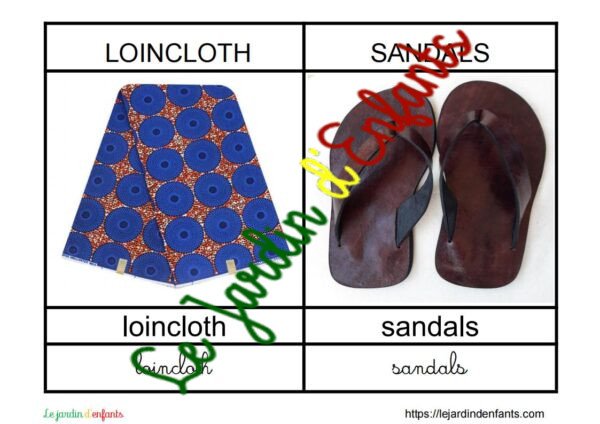 L'imagier des "Vêtements" Anglais – Image 5