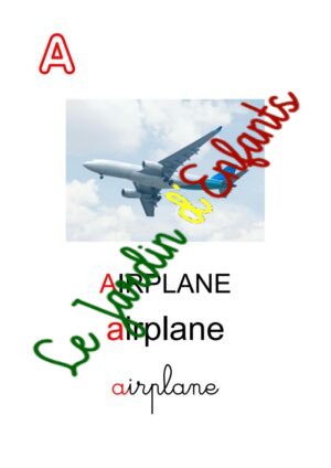 "Anglais" Initiale Rouge