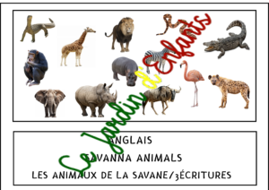 L'imagier des "Animaux" Anglais