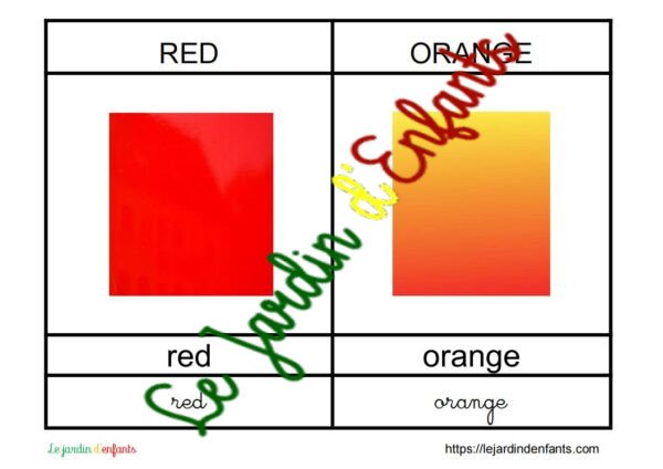 L'imagier des "Couleurs" Anglais – Image 2