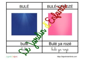 L'imagier des "Couleurs" Lingala