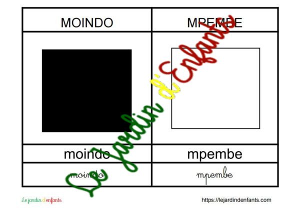 L'imagier des "Couleurs" Lingala – Image 3