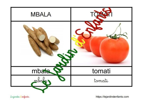 L'imagier des "Fruits et Légumes" Lingala – Image 2