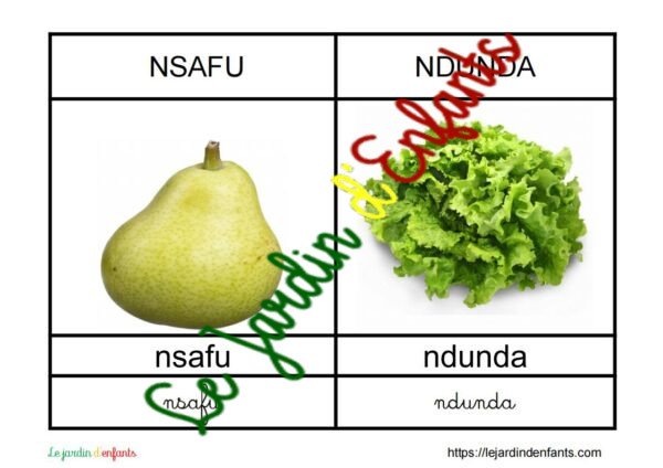 L'imagier des "Fruits et Légumes" Lingala – Image 4