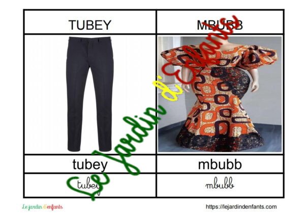 L'imagier des "Vêtements" Wolof – Image 2