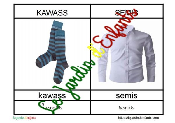 L'imagier des "Vêtements" Wolof – Image 3