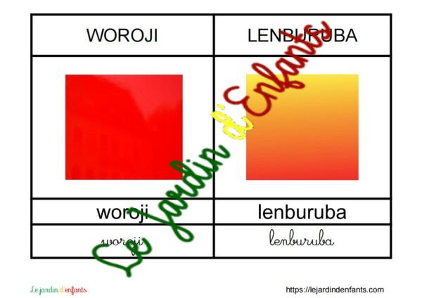 L'imagier des "Couleurs" Bambara – Image 5