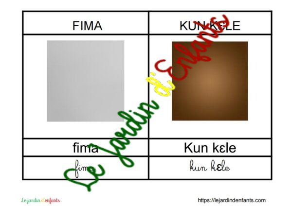 L'imagier des "Couleurs" Bambara – Image 4
