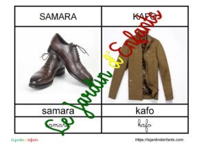 L'imagier des "Vêtements" Bambara