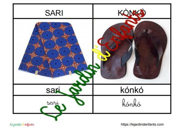 L'imagier des "Vêtements" Bambara – Image 3