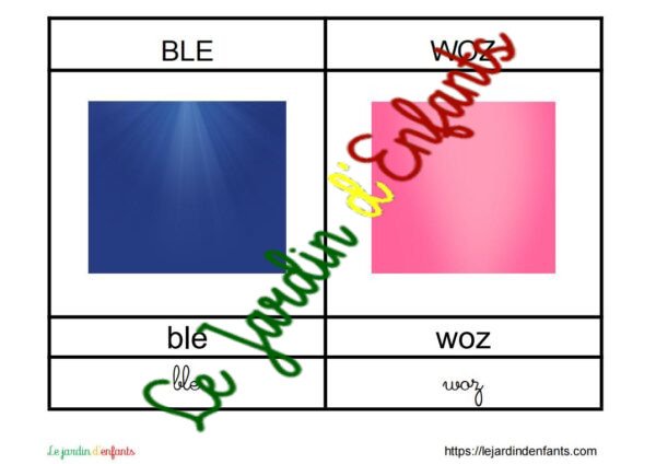 L'imagier des "Couleurs" Créole Haïtien
