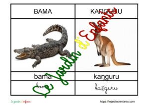 L'imagier des "Animaux"Bambara
