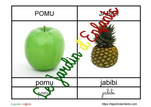 L'imagier des "Fruits et légumes" Bambara – Image 5