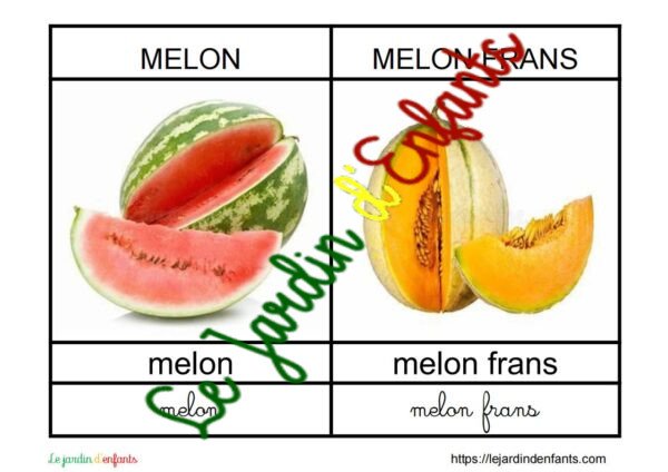 L'imagier des "Fruits et légumes" Créole Haïtien