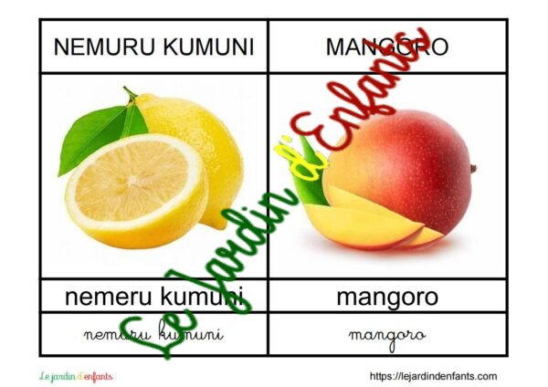 L'imagier des "Fruits et légumes" Soninké – Image 3