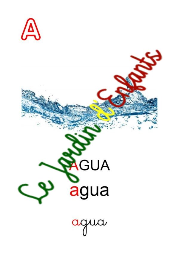 "Espagnol" Initiale Rouge