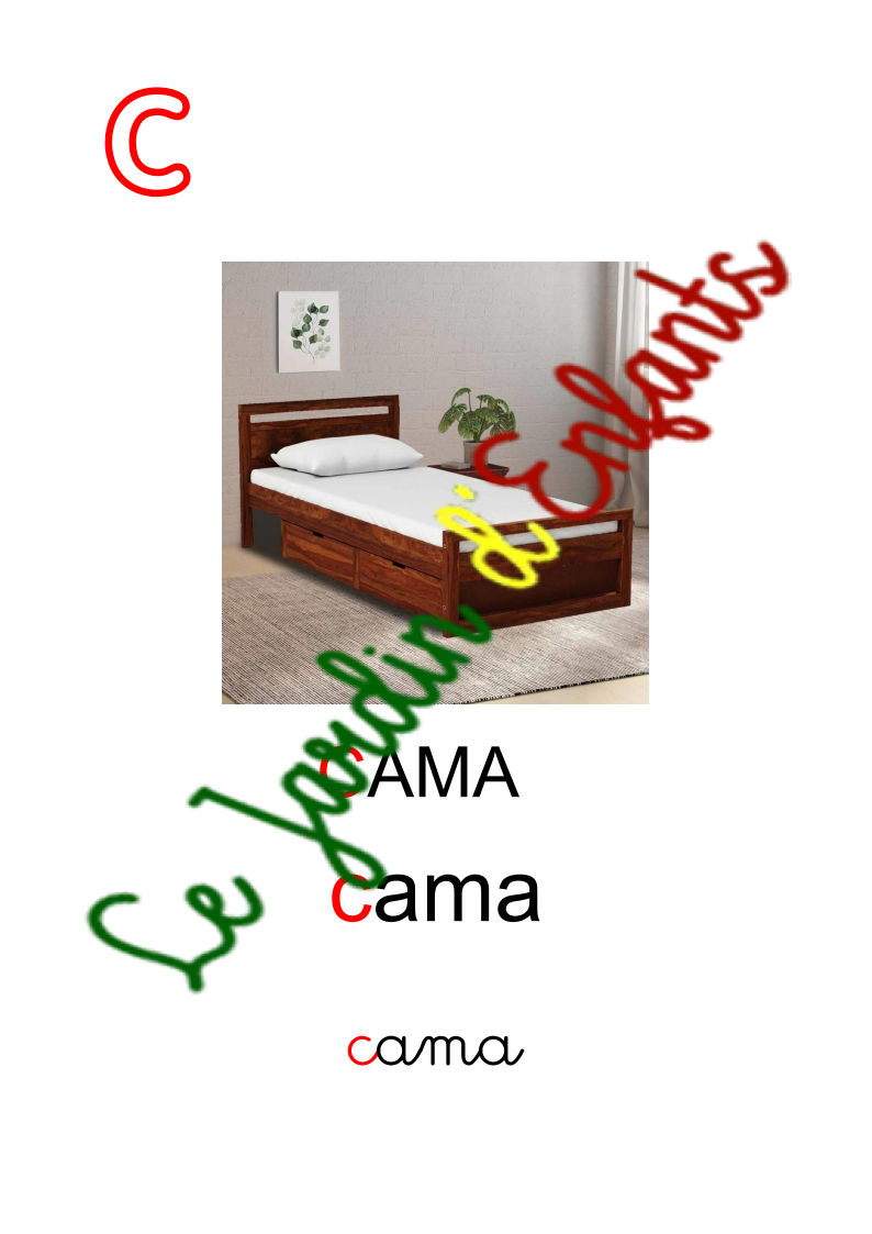 "Portugais" Initiale Rouge – Image 3