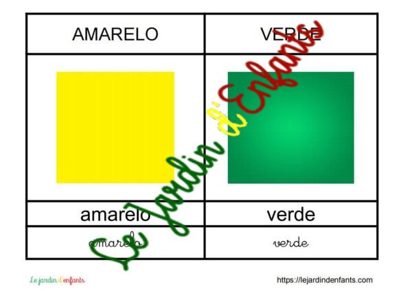 L'imagier des "Couleurs" Portugais – Image 3