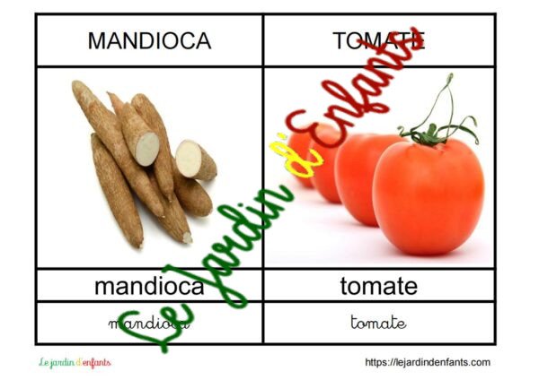 L'imagier des "Fruits et légumes" Portugais – Image 3