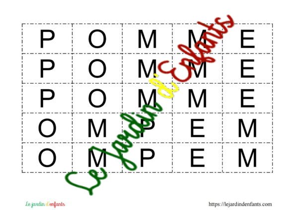 Lecture "Le mot Pomme" PS – Image 2