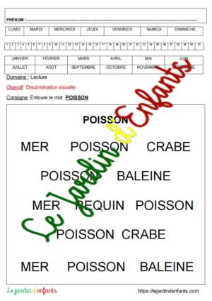 Lecture "Le mot Poisson" MS