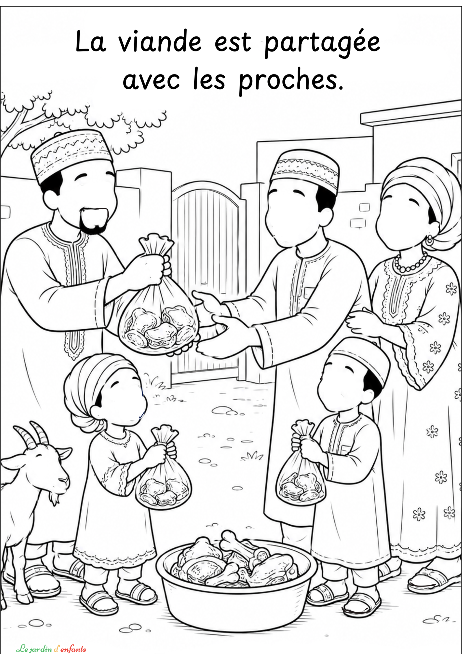 Coloriage Tabaski – Image 3