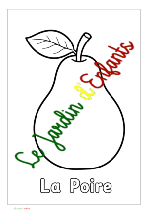 Fruits et Légumes "La poire"