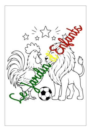 Coupe du monde 2026 "Le coq et le lion"