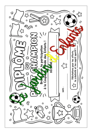 Coupe du monde 2026 "Le diplôme"