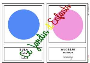 L'imagier des "Couleurs" Peul à l'unité