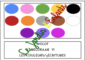 L'imagier "Les couleurs" Wolof/3 écritures