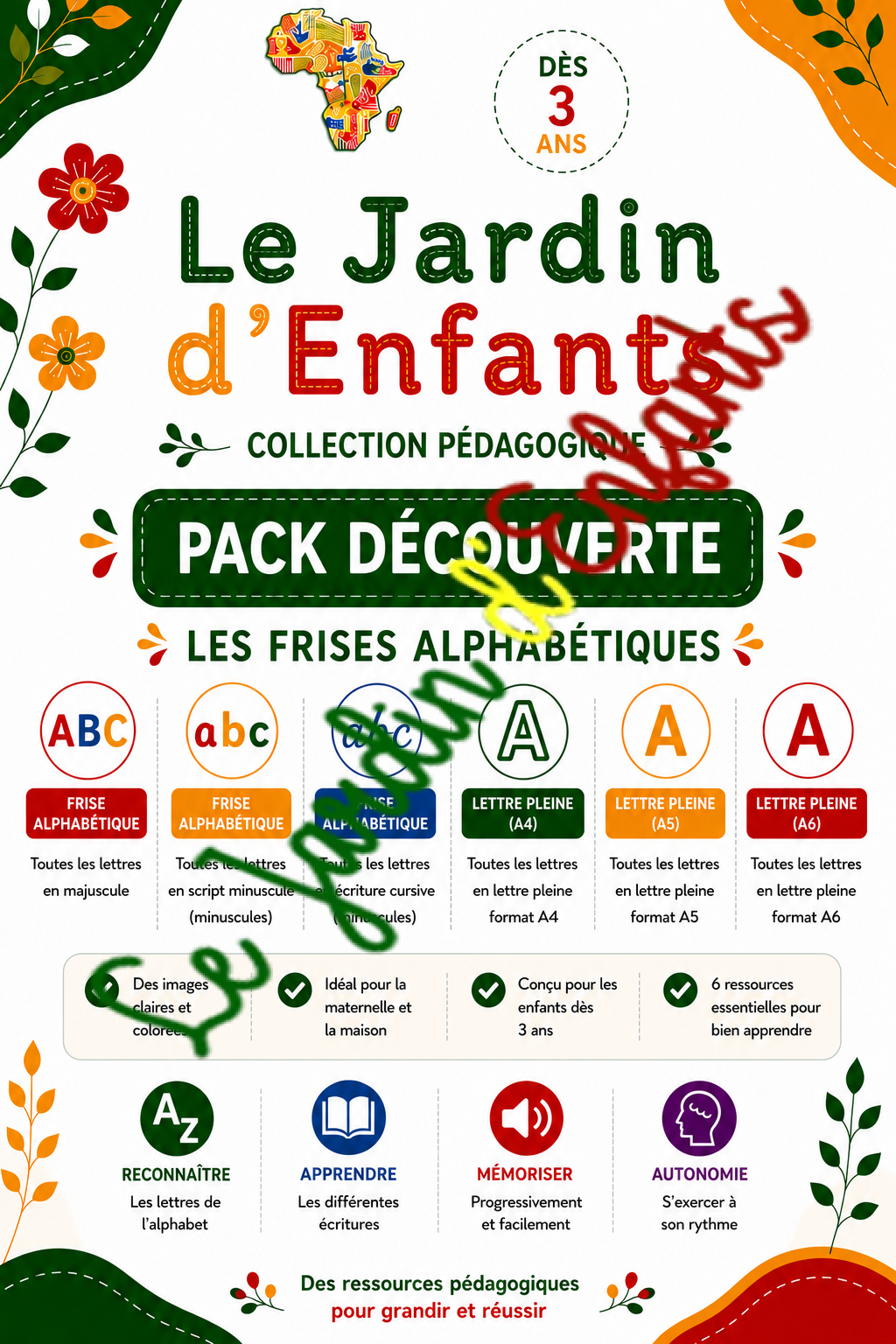Pack Frises alphabétiques
