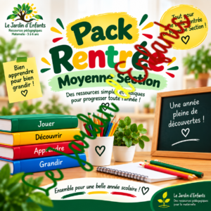 Pack Rentrée  » Moyenne Section »
