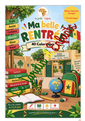 Pack Coloriages "Ma belle rentrée Édition Spéciale Sénégal"