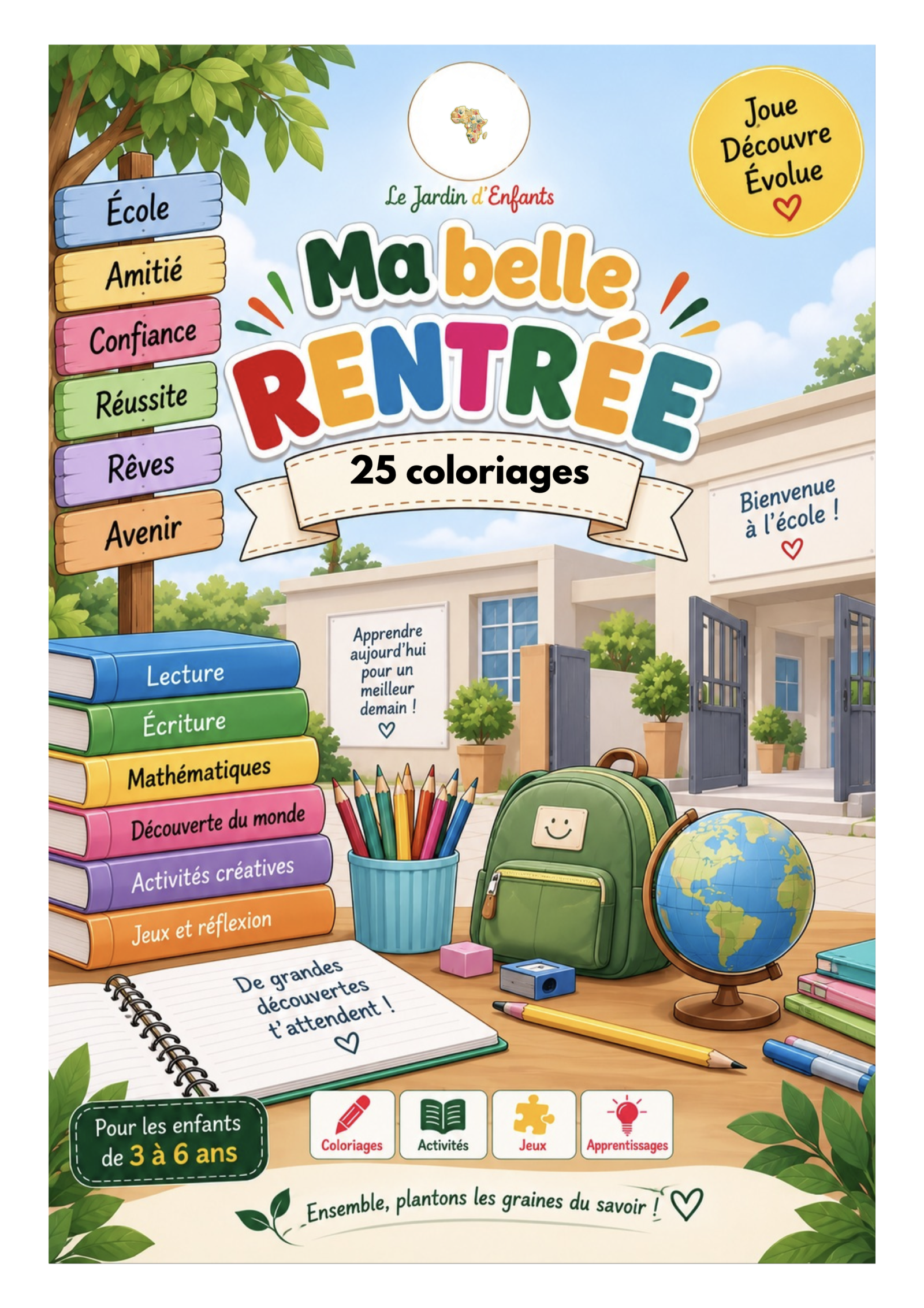 Pack Coloriages "Ma belle rentrée"