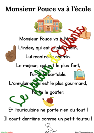 Mon Pouce va à l'école