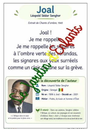 Joal de Léopold Sédar Senghor